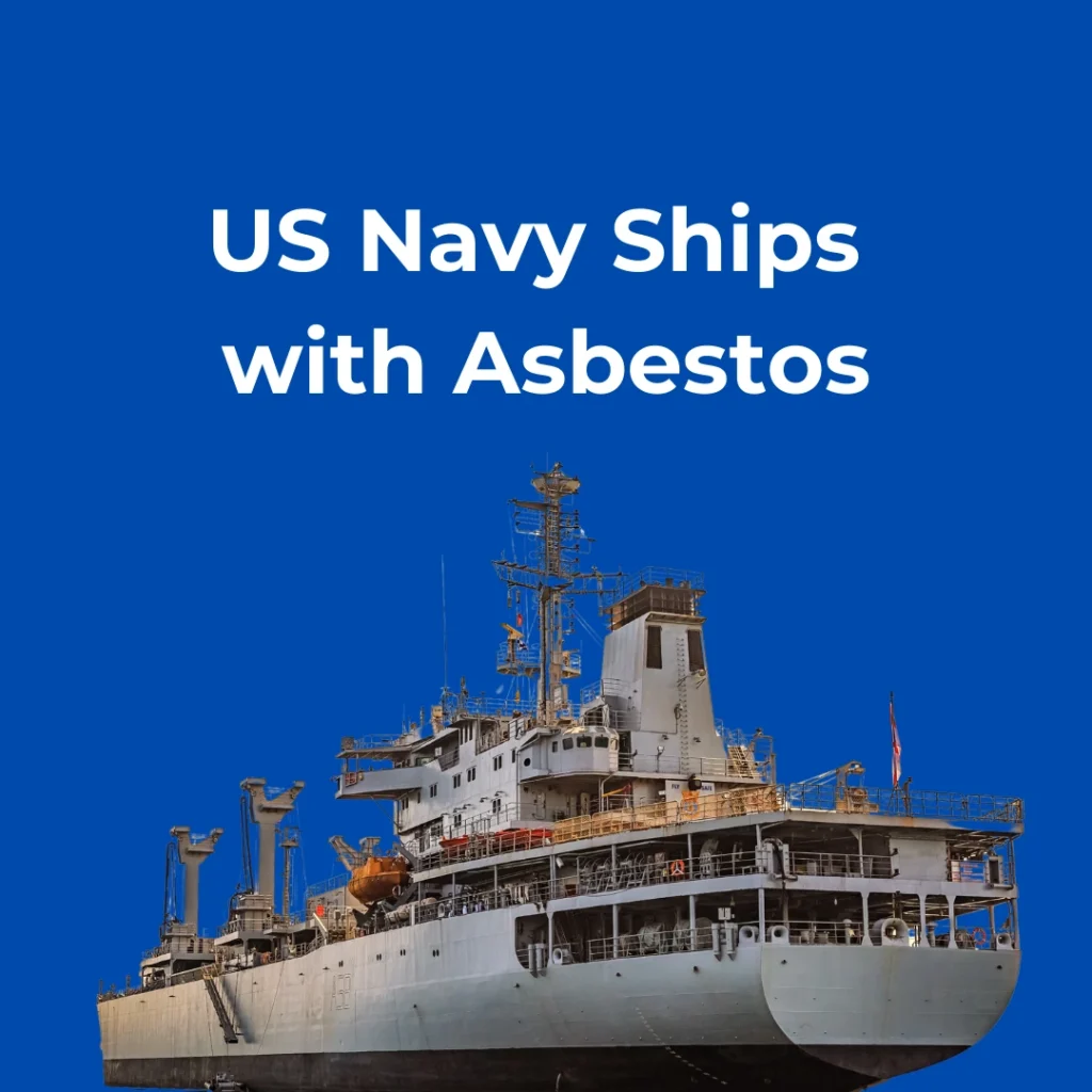 US Navy ships with asbestos