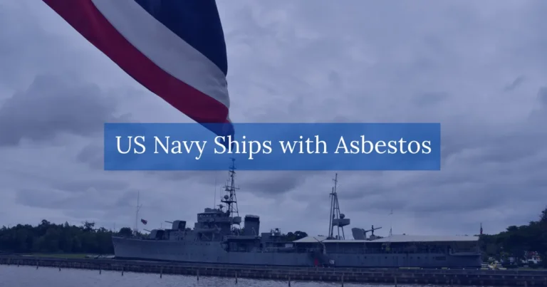 US Navy Ships with Asbestos