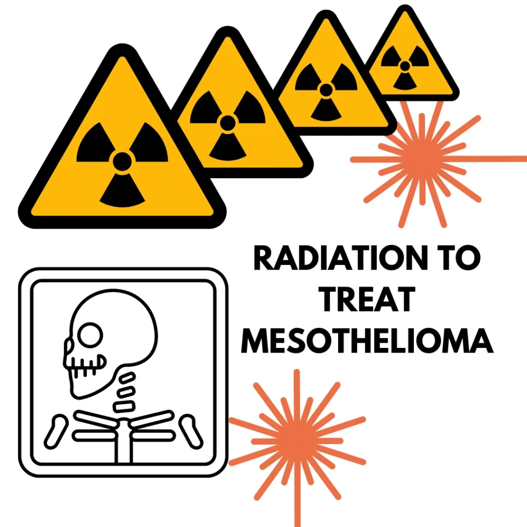 Radiation to treat mesothelioma