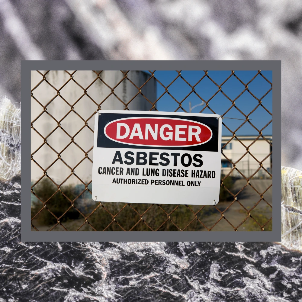 Danger: asbestos
Cancer and lung disease hazard 
Authorized personnel only
