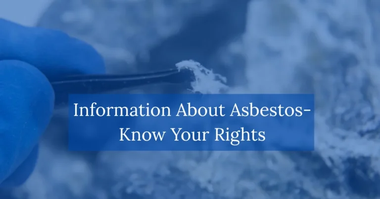 Information about Asbestos Know Your Rights
