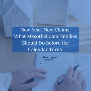 New Year, New Claims: What Mesothelioma Families Should Do Before the Calendar Turns 