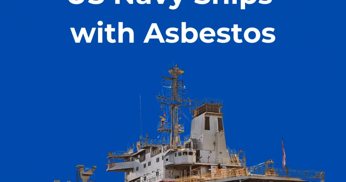 US Navy ships with asbestos