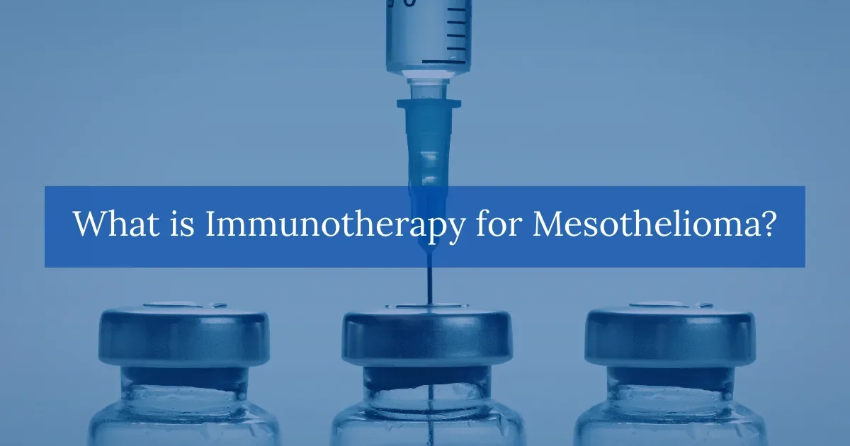 What is Immunotherapy for Mesothelioma